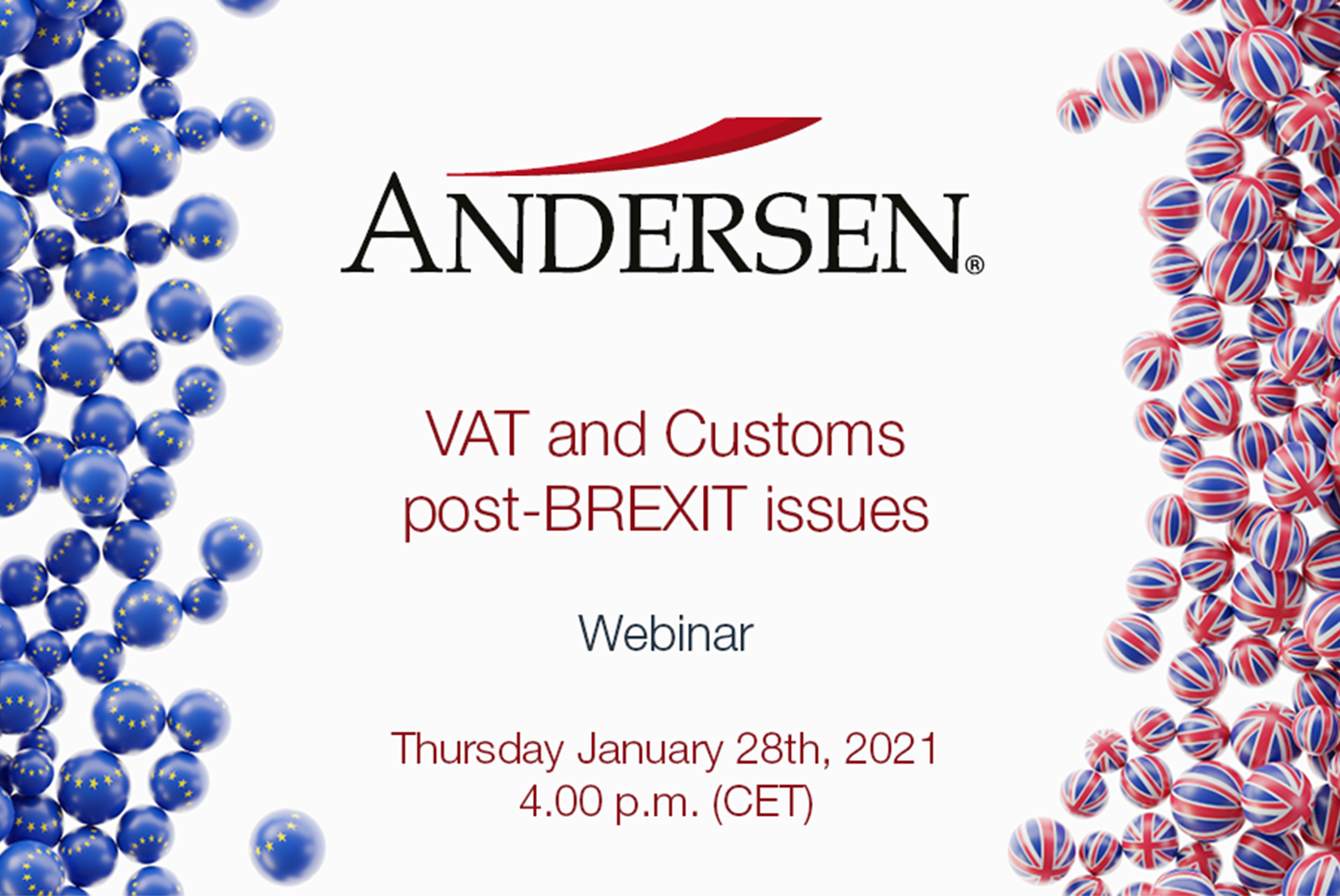 BREXIT Webinar: 28 January 2021 (4:00PM CET)